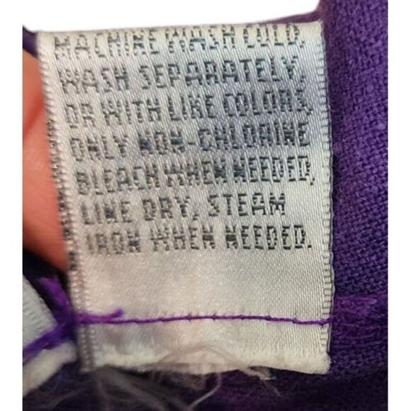 Vintage 80s Nordstrom High Waist Mom Shorts Womens Size S Purple Chinos Cotton - Picture 7 of 7